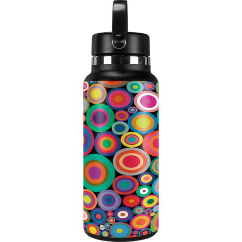 Psychedelic Circles Hydro Flask 32oz Wide Mouth Skin